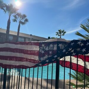 Patriotic American Flag Outdoor Decoration